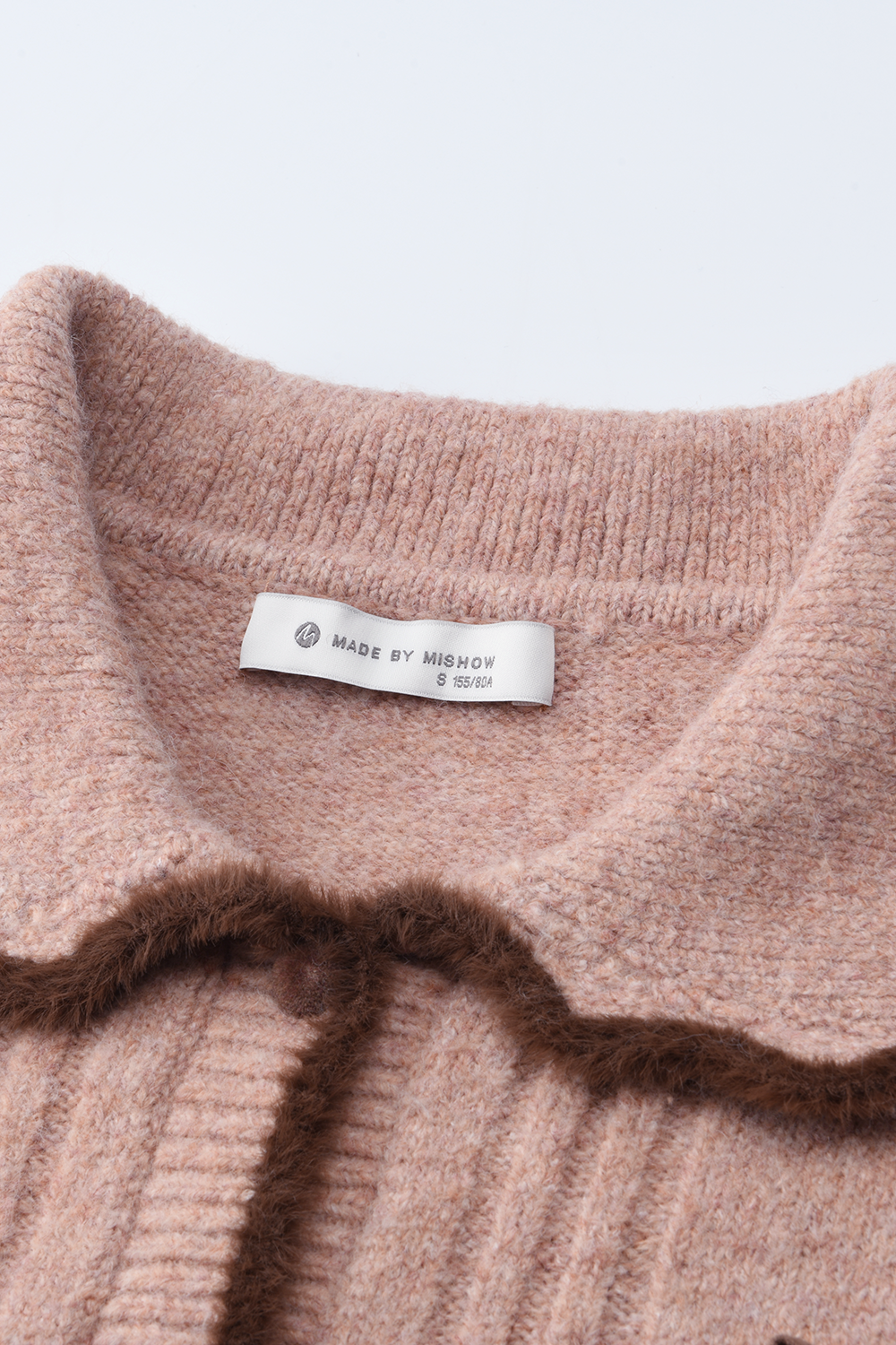 Knit Shirt+Brooch for Women