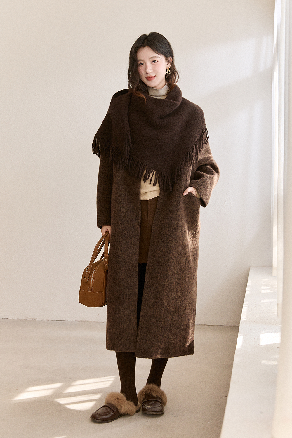 Woolen Coat+Shawl