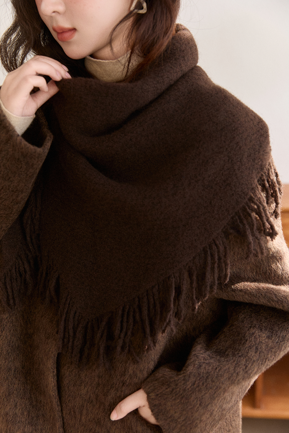 Woolen Coat+Shawl