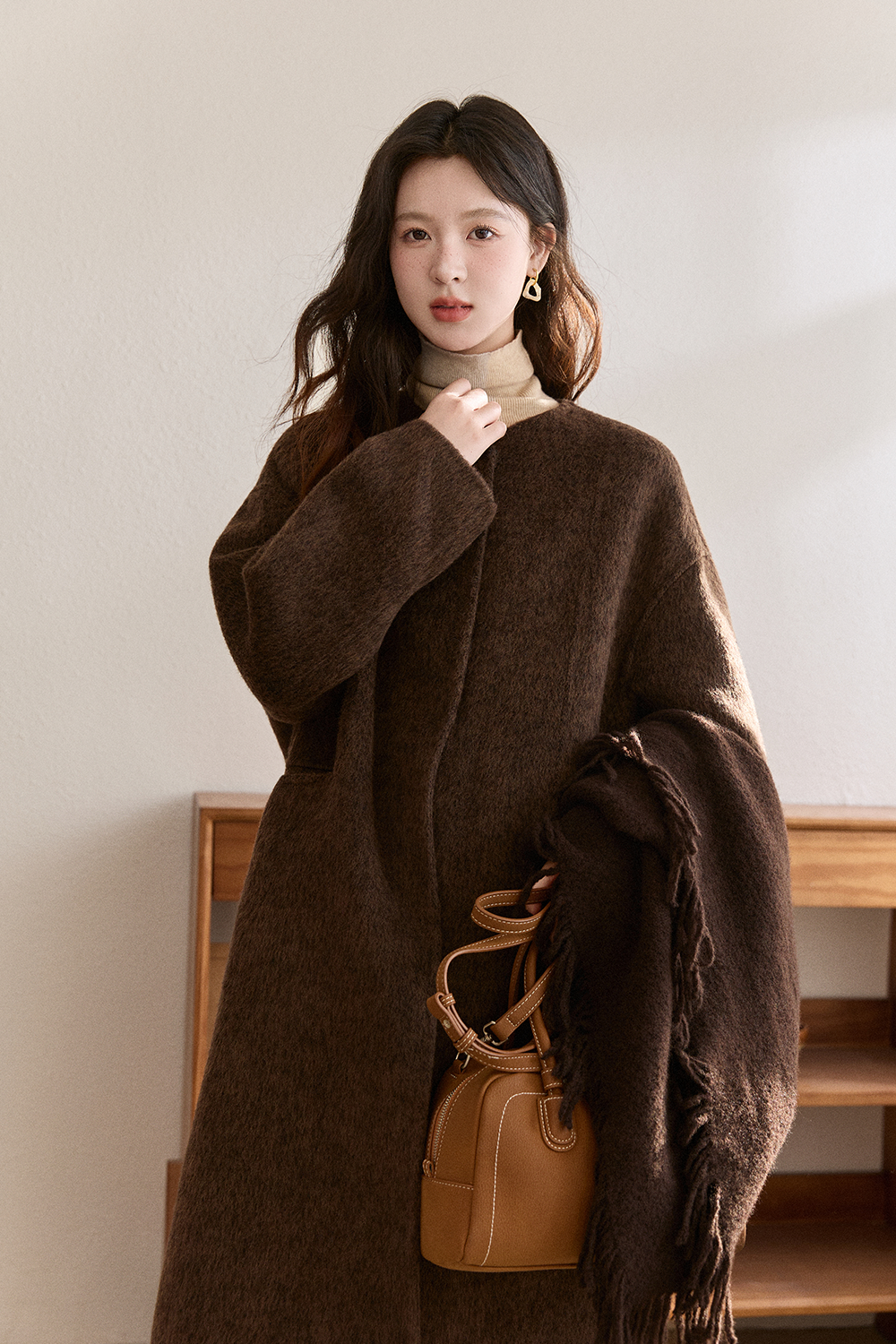 Woolen Coat+Shawl