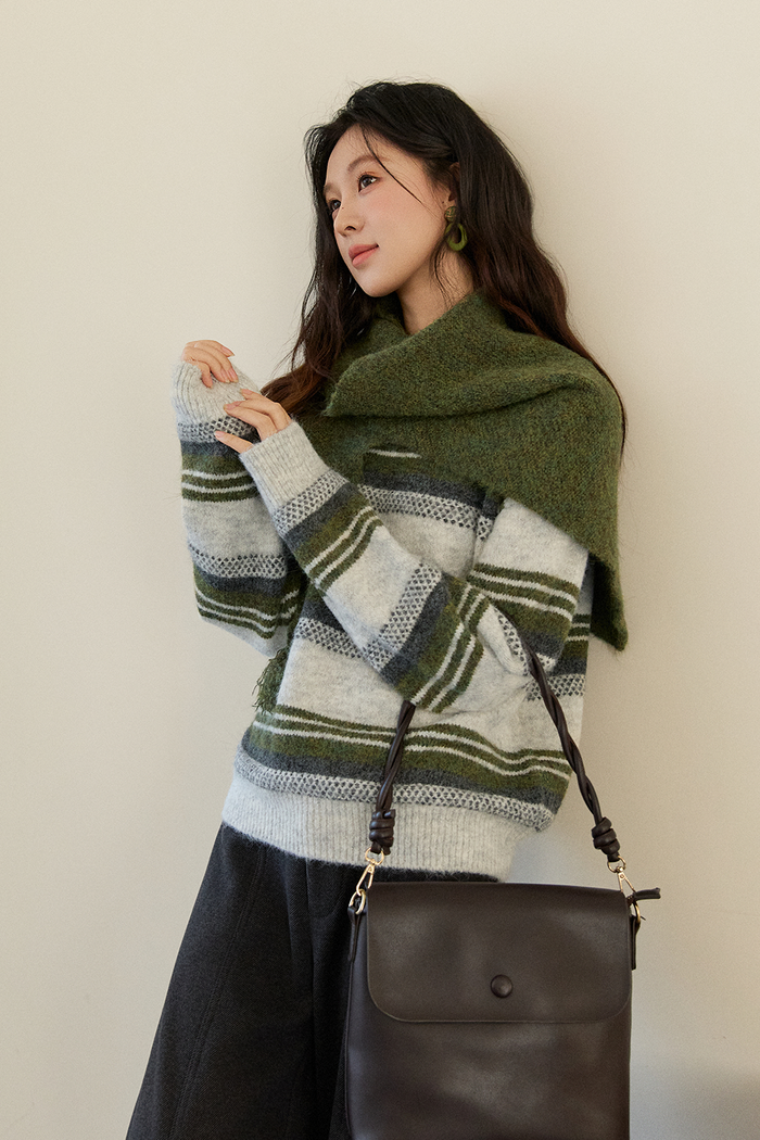 Knit Shirt + Shawl for Women