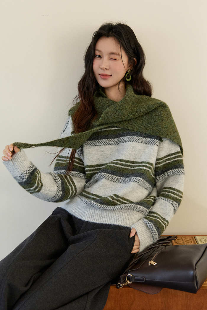 Knit Shirt + Shawl for Women