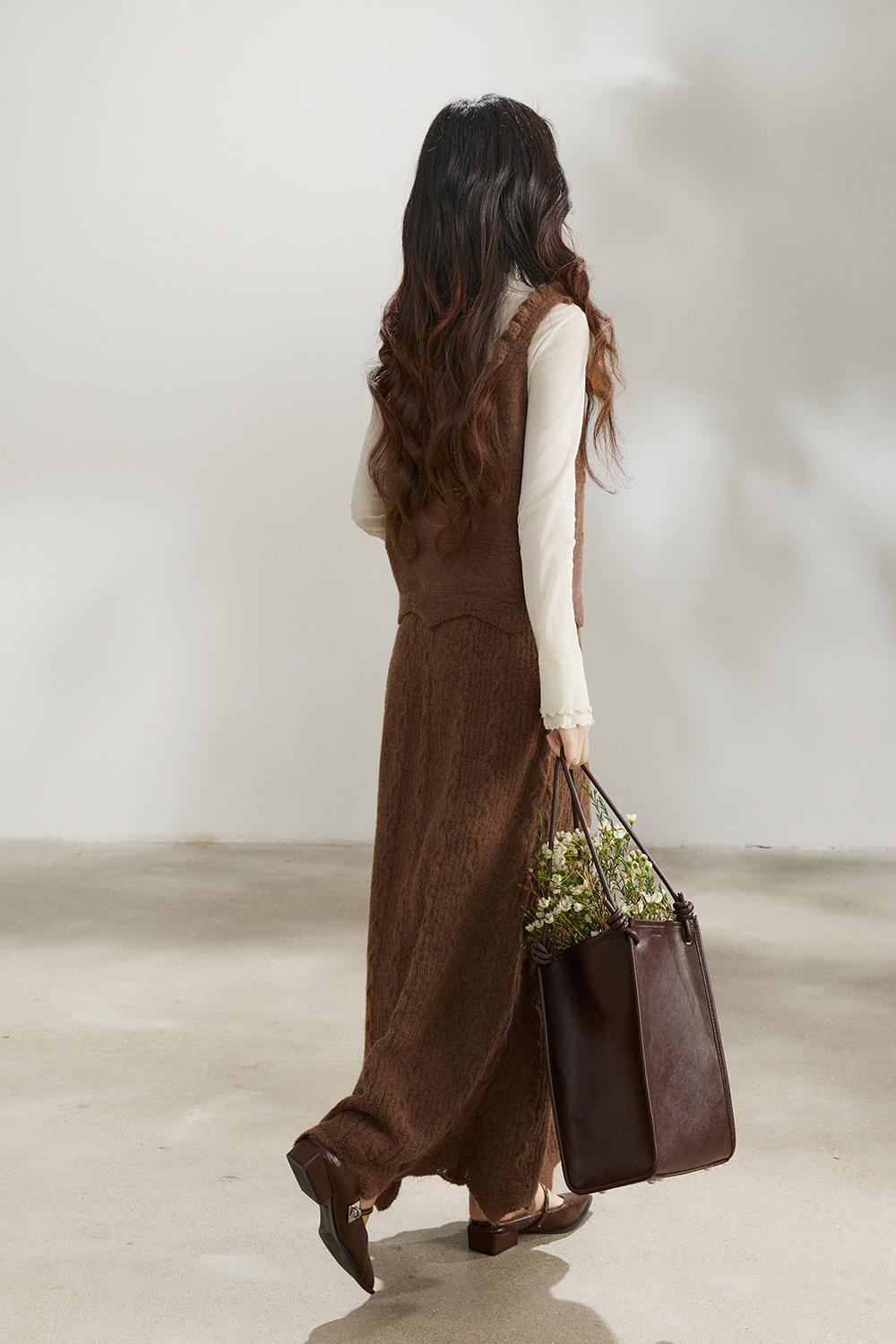 Vest and Skirt Set
