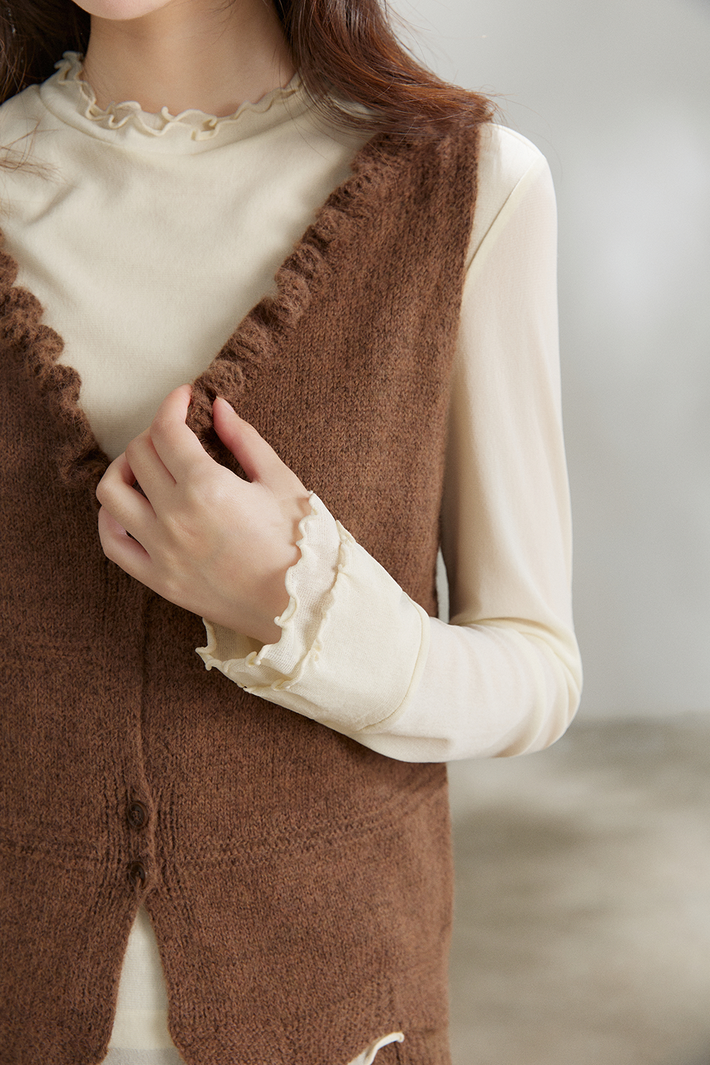 Vest and Skirt Set