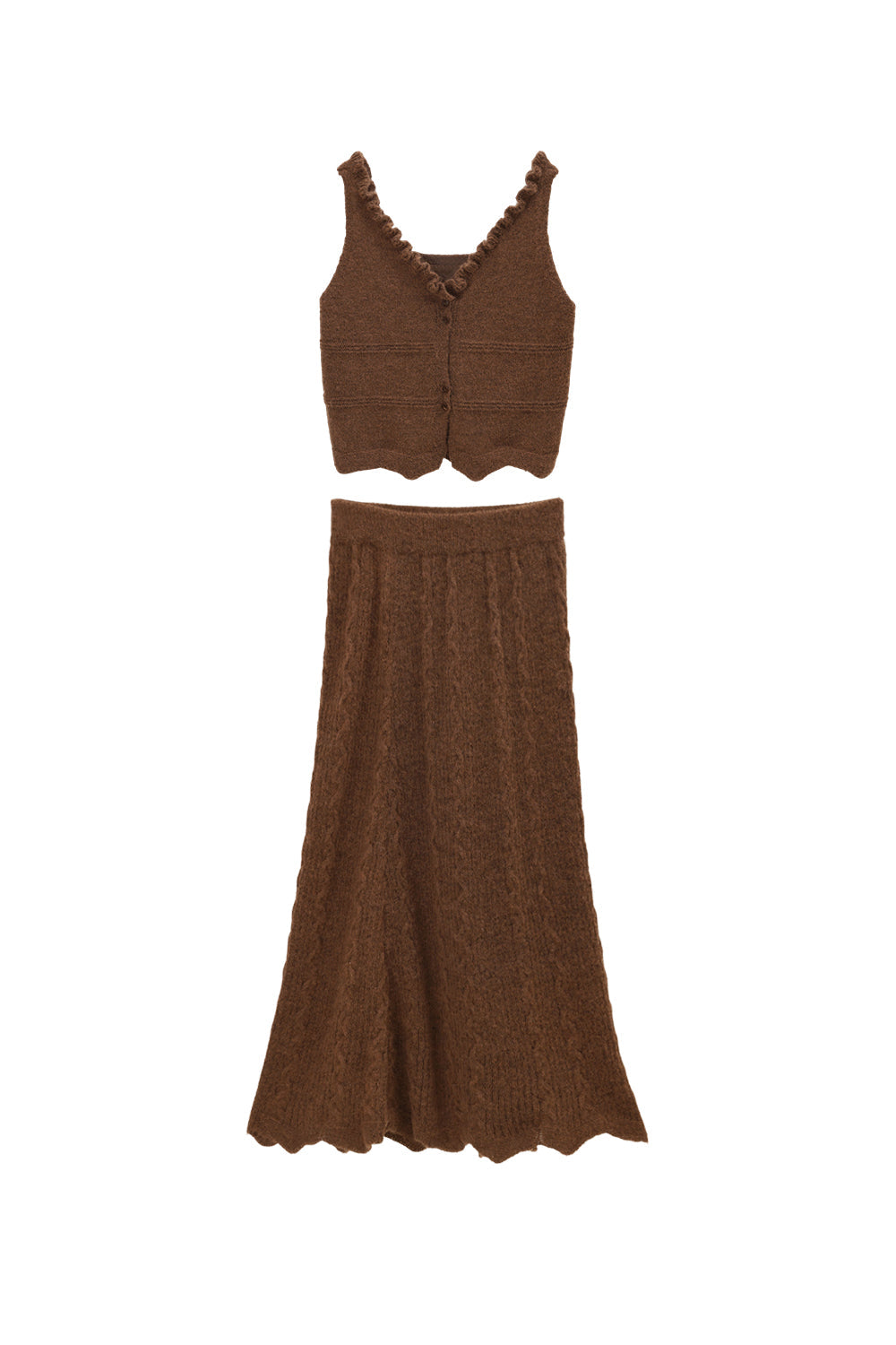 Vest and Skirt Set