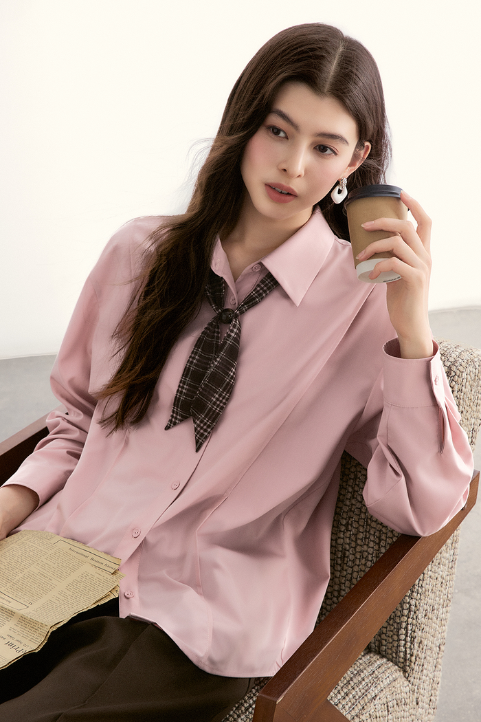 Shirts+Silk Scarf for Women