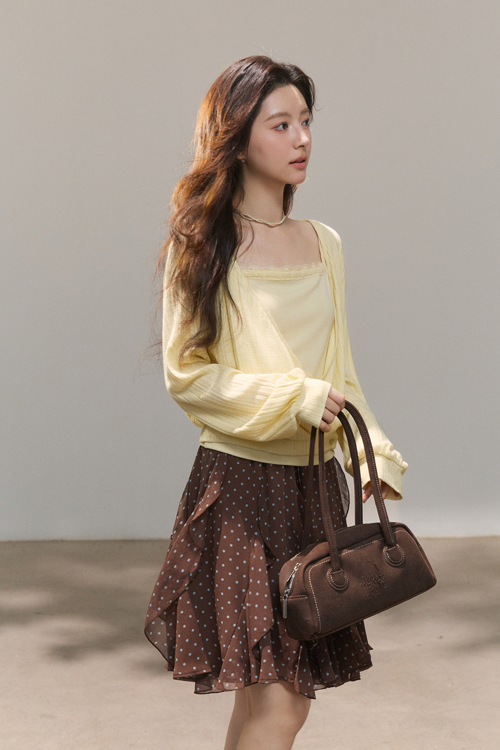 Knit Shirt+Camisole for Women
