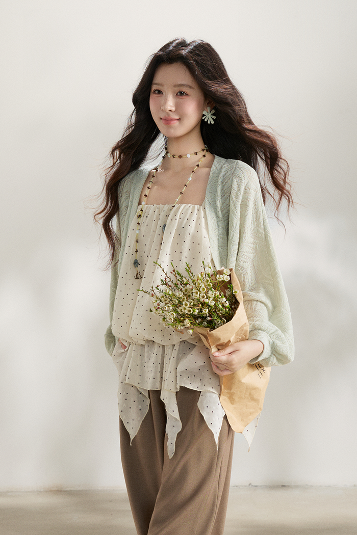 Knit Shirt and Camisole Sold Separately