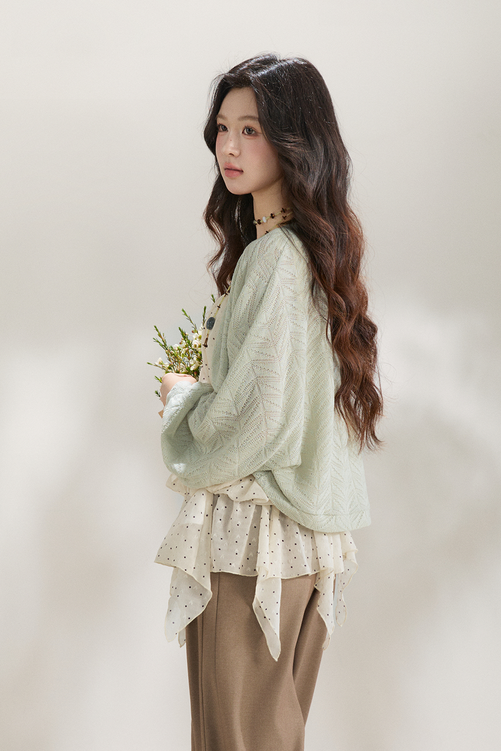 Knit Shirt and Camisole Sold Separately