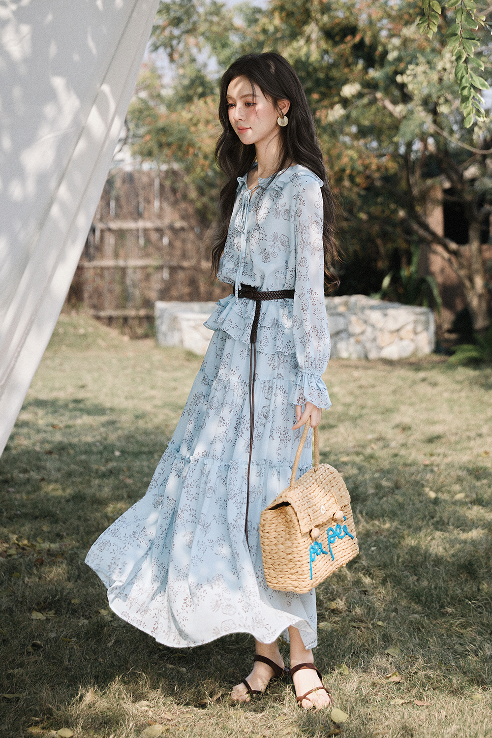 Blouse and Skirt Set
