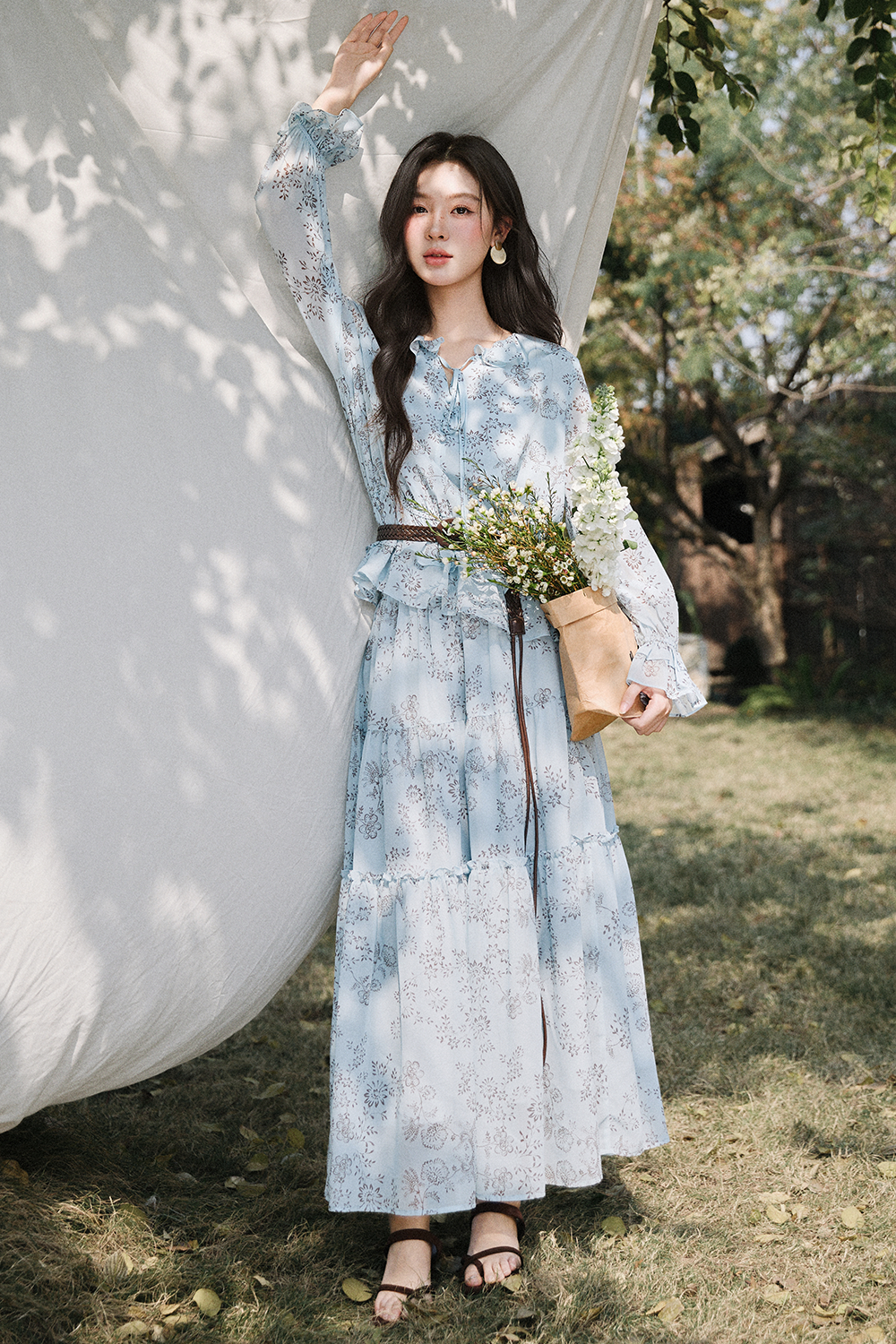 Blouse and Skirt Set