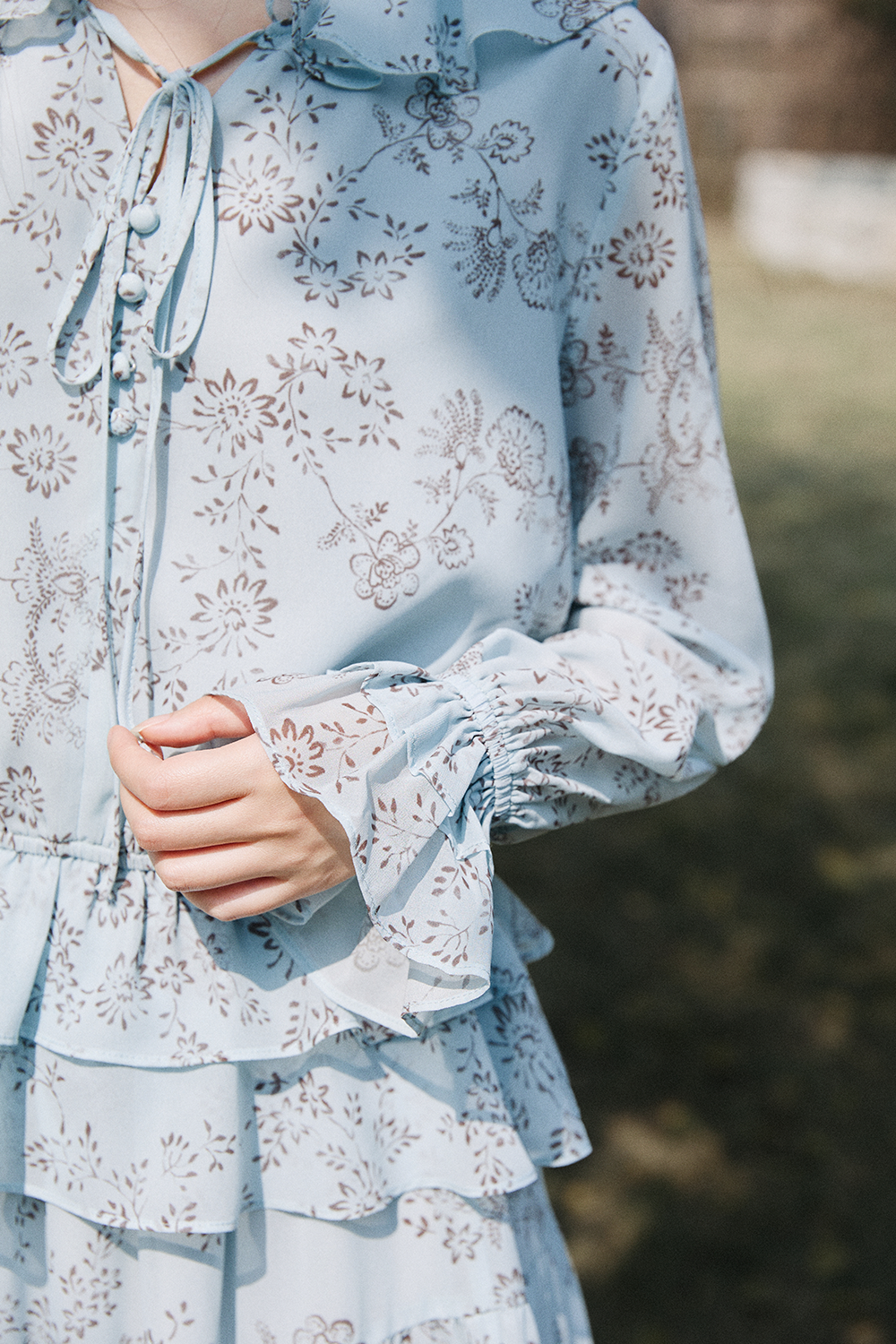 Blouse and Skirt Set