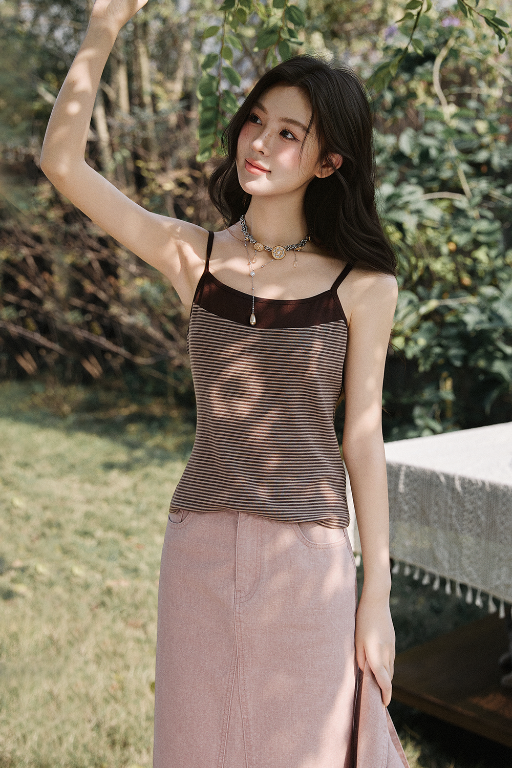 Camisole + Coat + Skirt Sold Separately