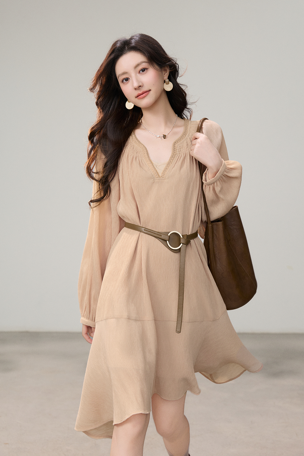 A-line Midi Dress for Women