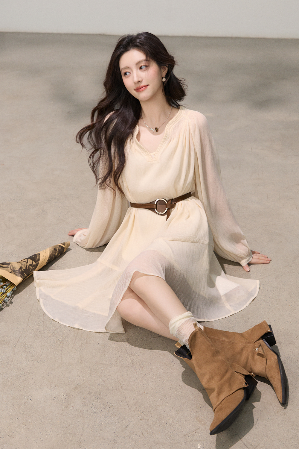 A-line Midi Dress for Women
