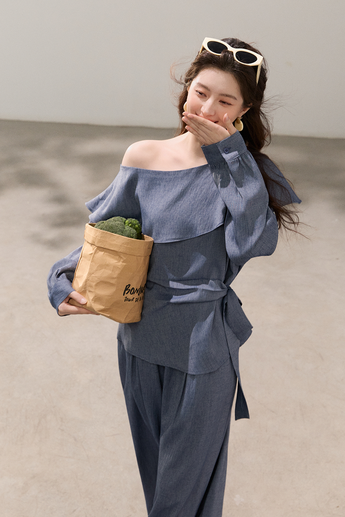 Blouse and Pant Set