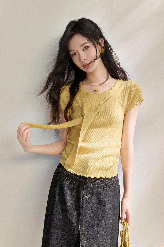 Knit T-shirt for Women