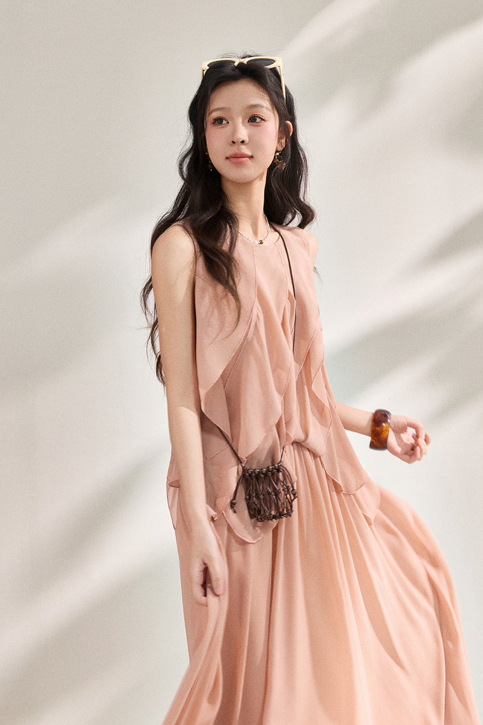 Blouse and Skirt Set for Women+Bag