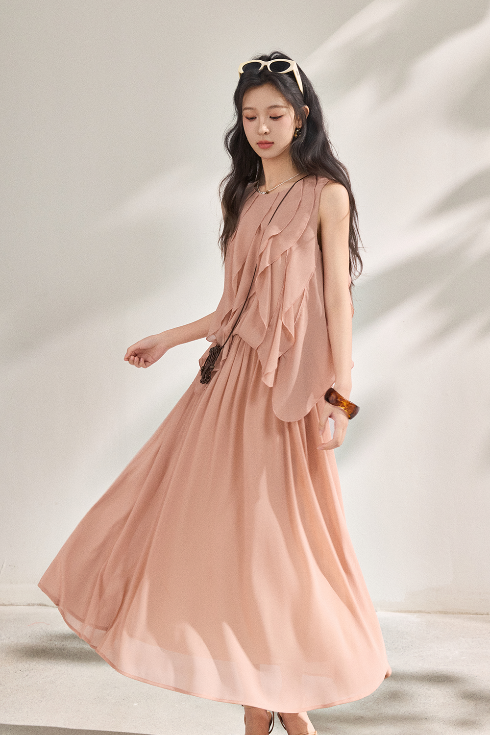 Blouse and Skirt Set for Women+Bag