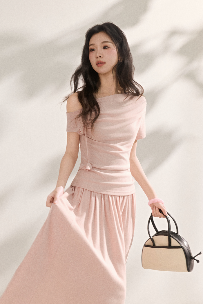 T-shirt and Skirt Set