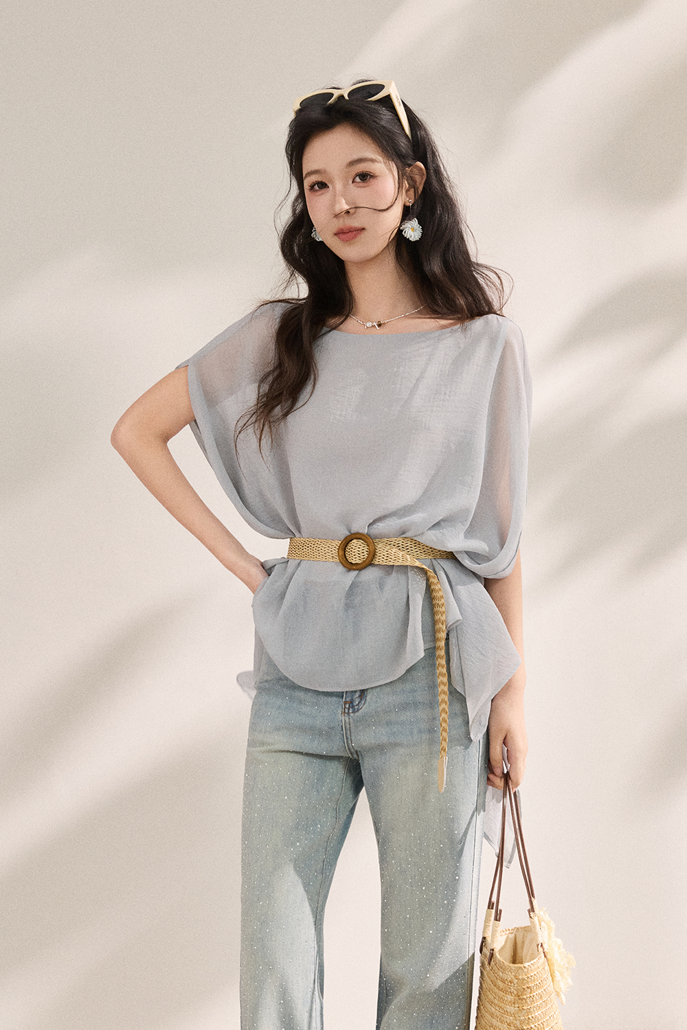Blouses+Belt for Women