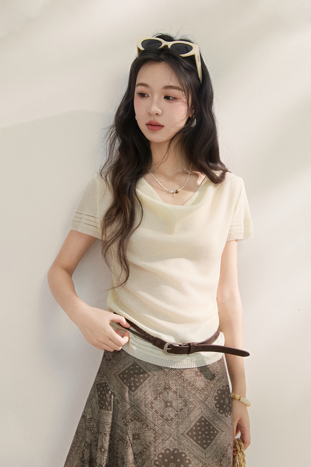 Knit T-shirt for Women
