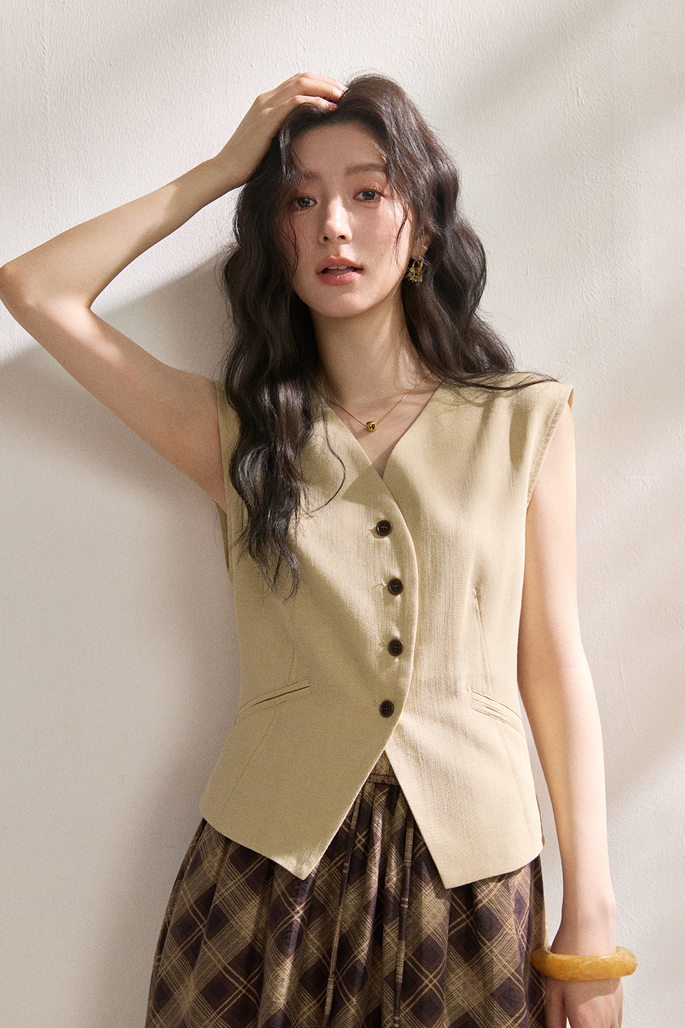 Vest and Skirt Set