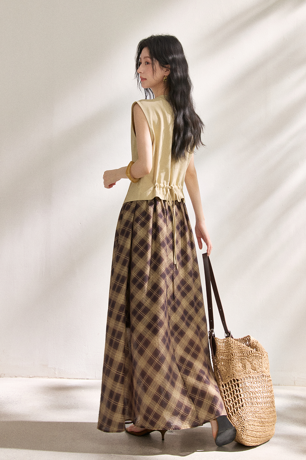 Vest and Skirt Set
