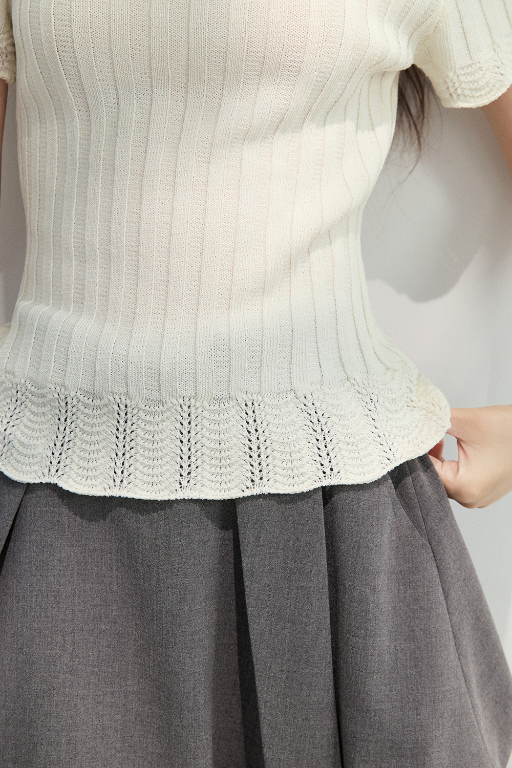 Knit T-shirt for Women