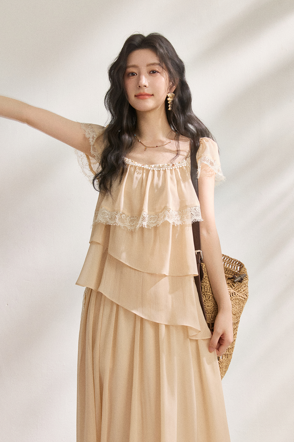 Blouse and Skirt Set