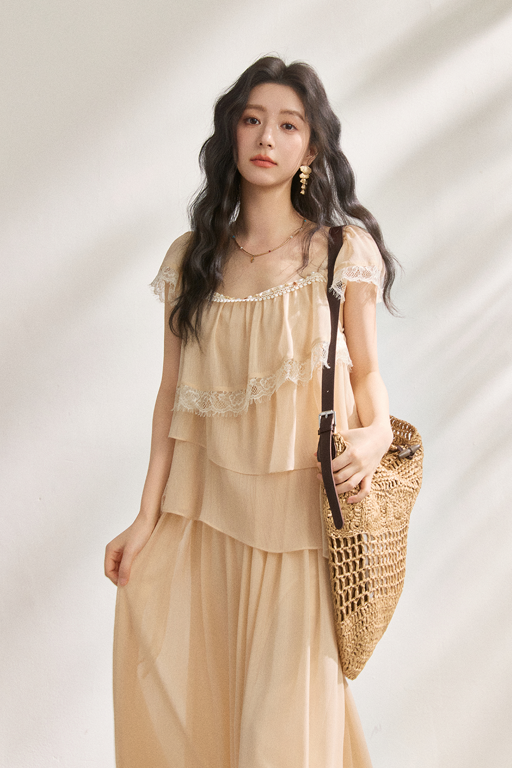 Blouse and Skirt Set