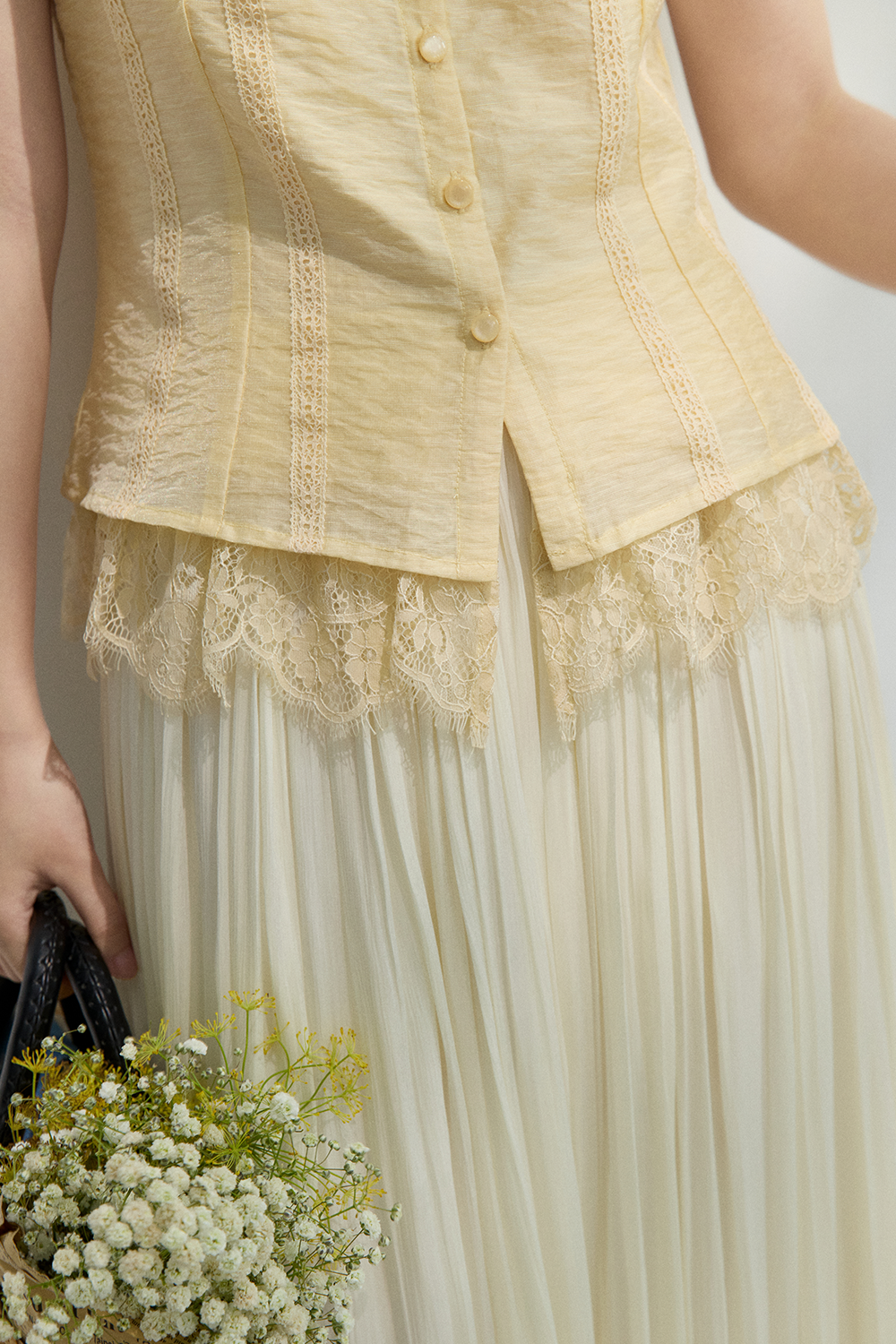 Blouses+Silk Scarf for Women