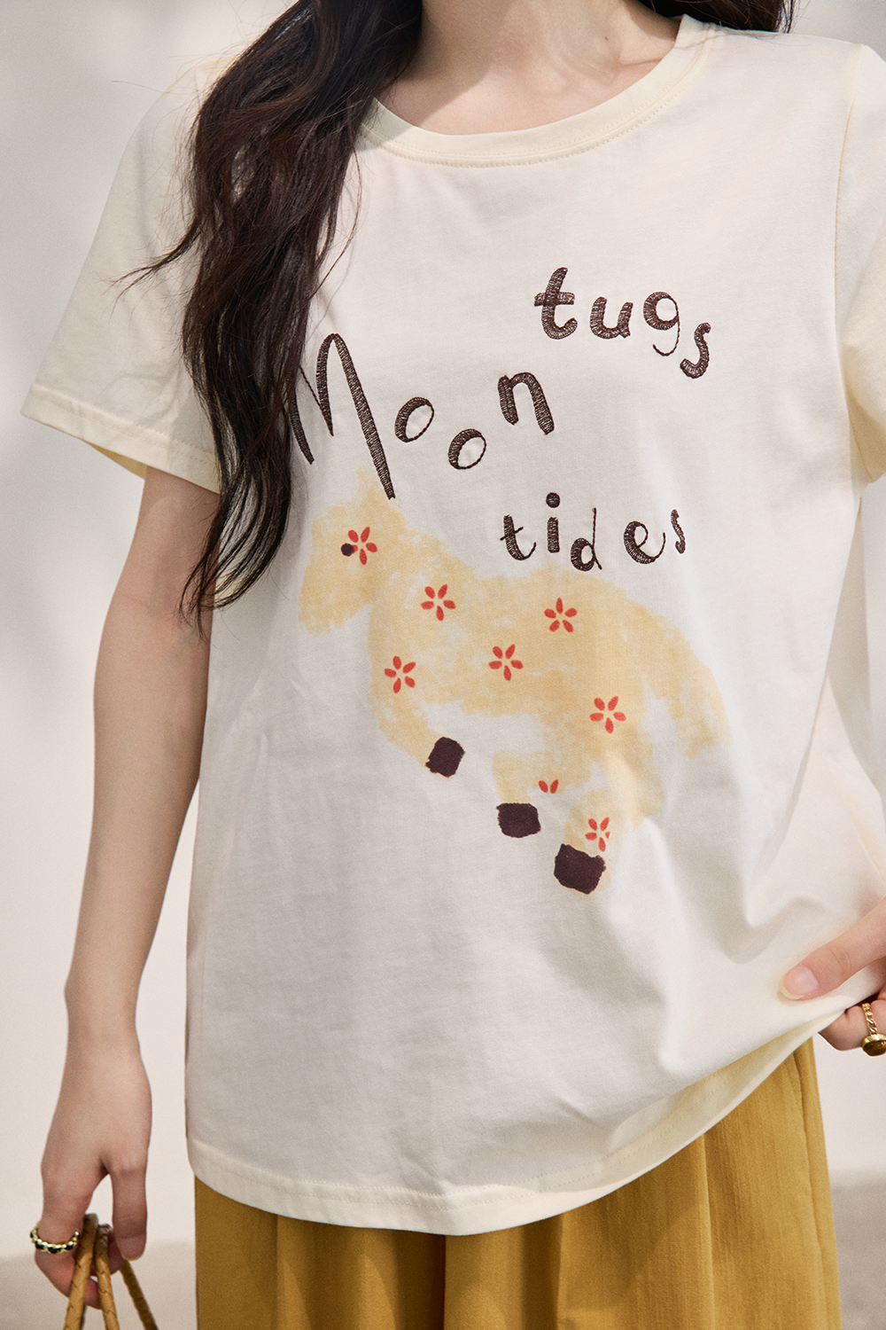 T-shirt+Shawl for Women