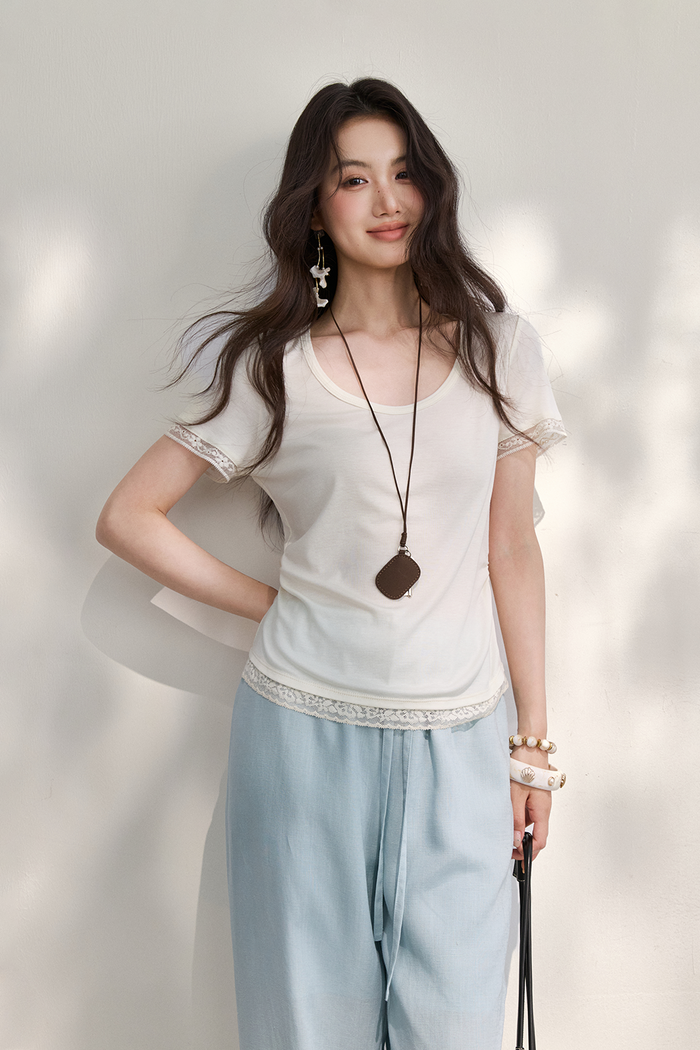T-shirt for Women+Necklace