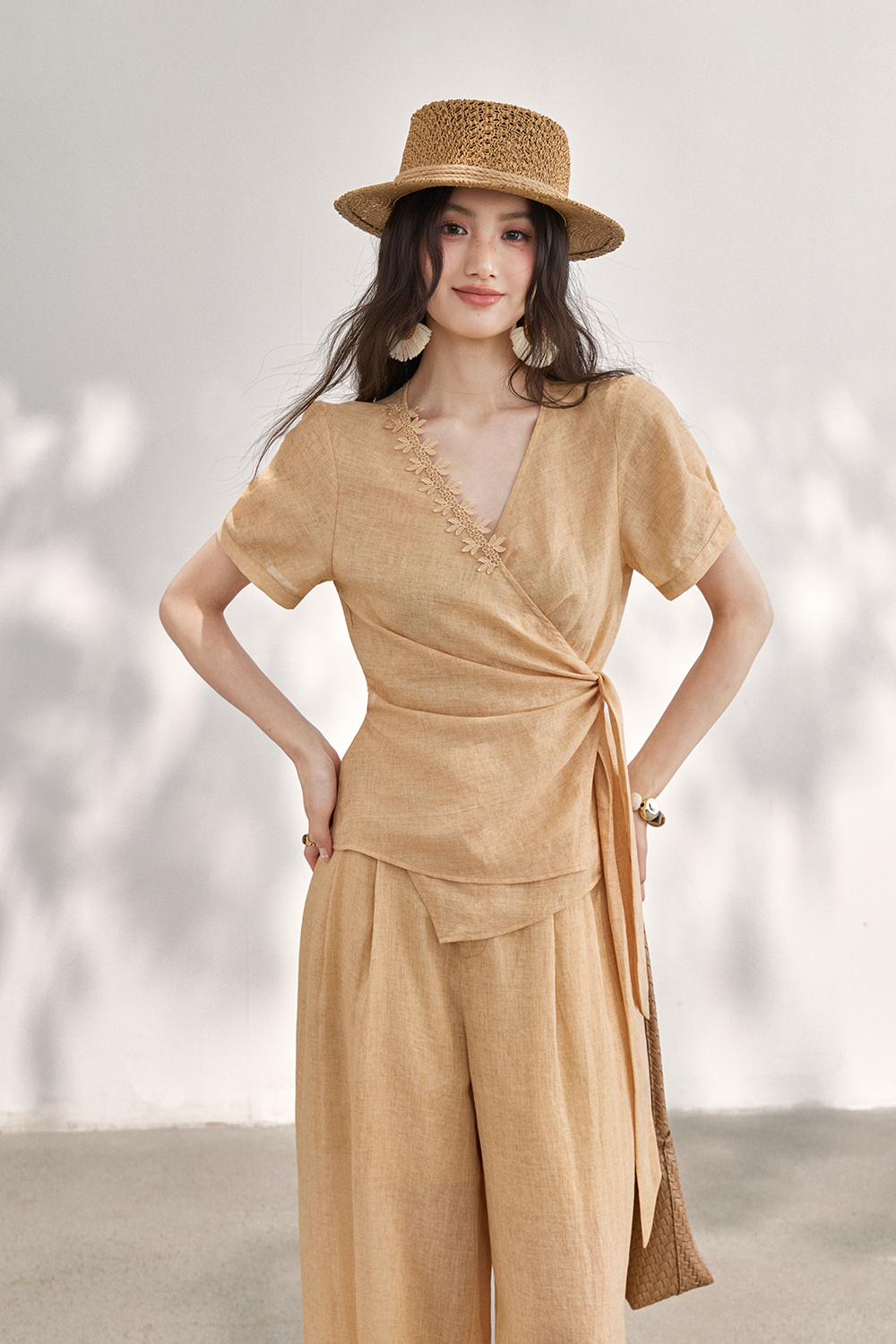 Blouse and Pant Set