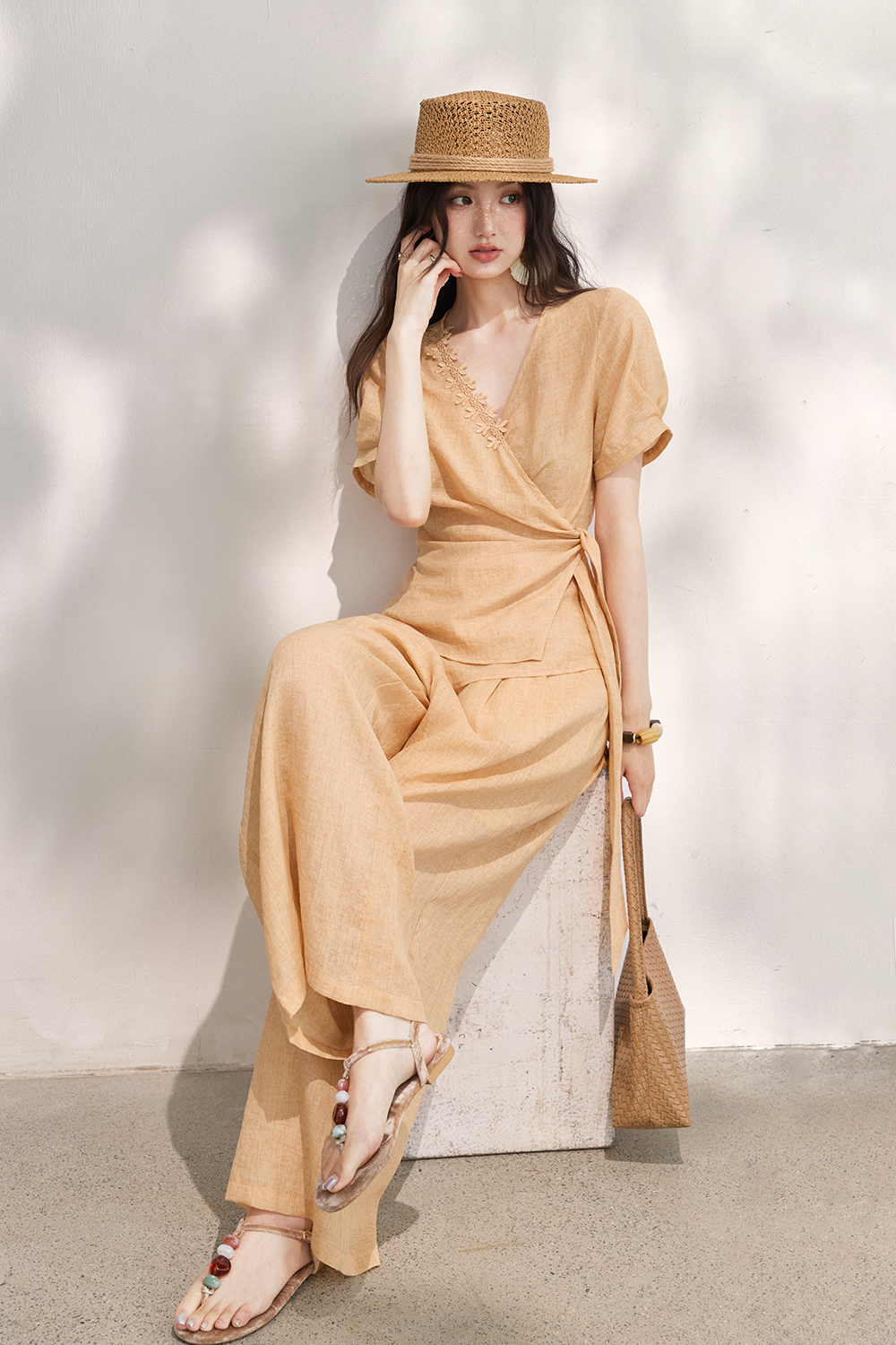 Blouse and Pant Set