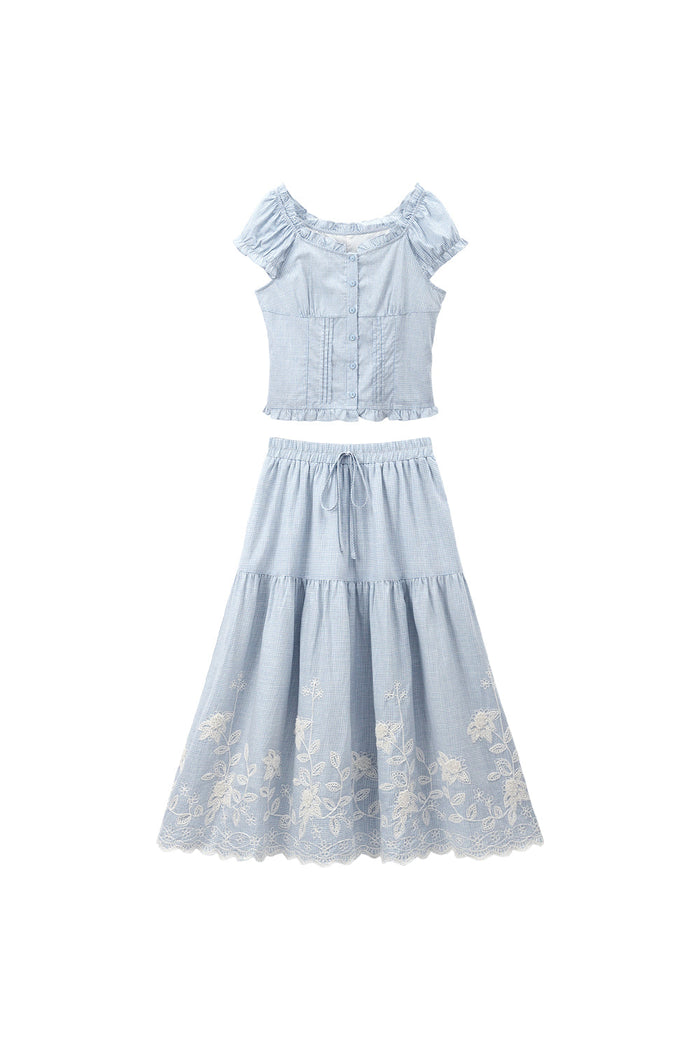 Blouse and Skirt Set