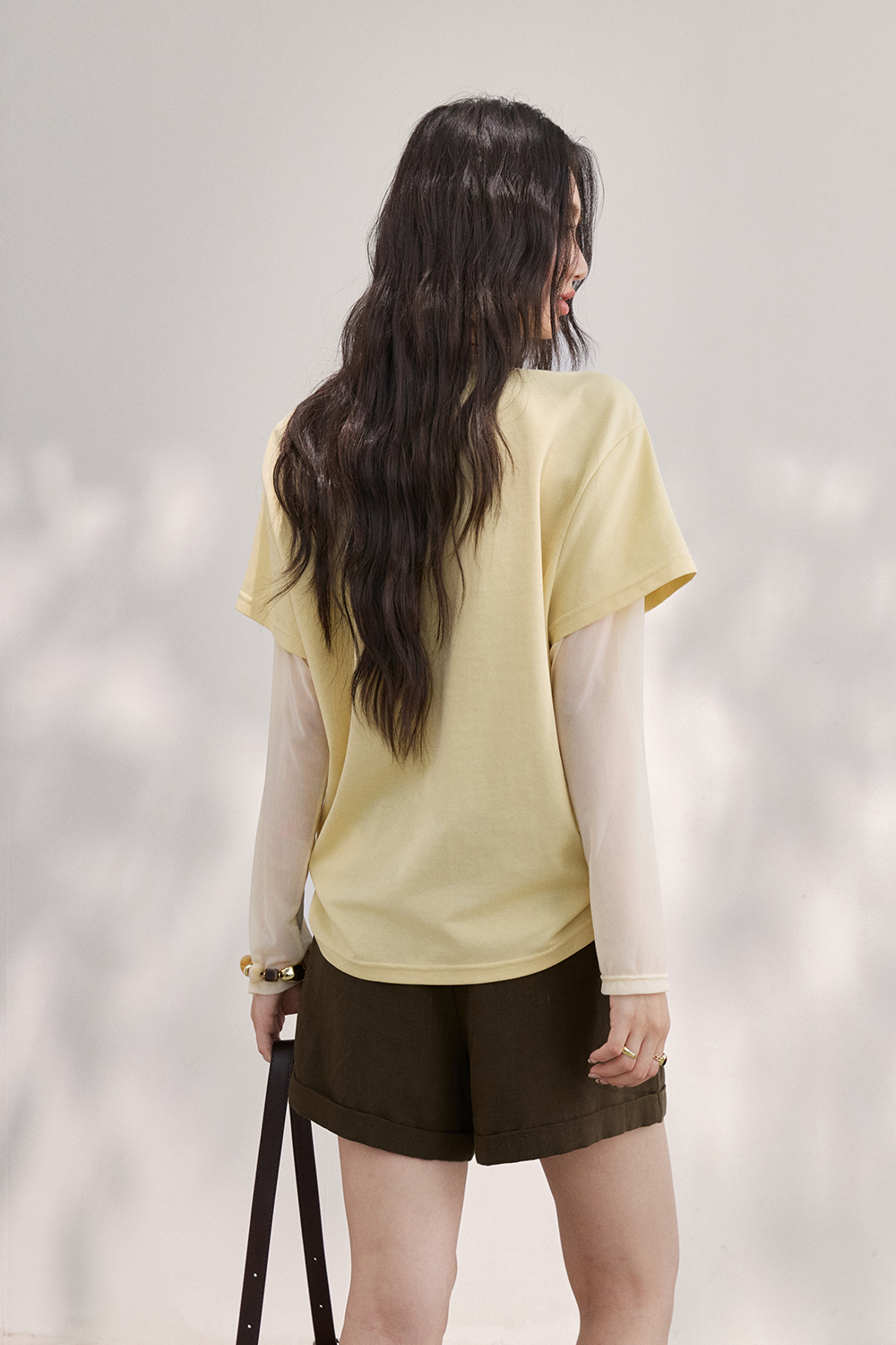 T-shirt+Sunscreen Sleeves for Women