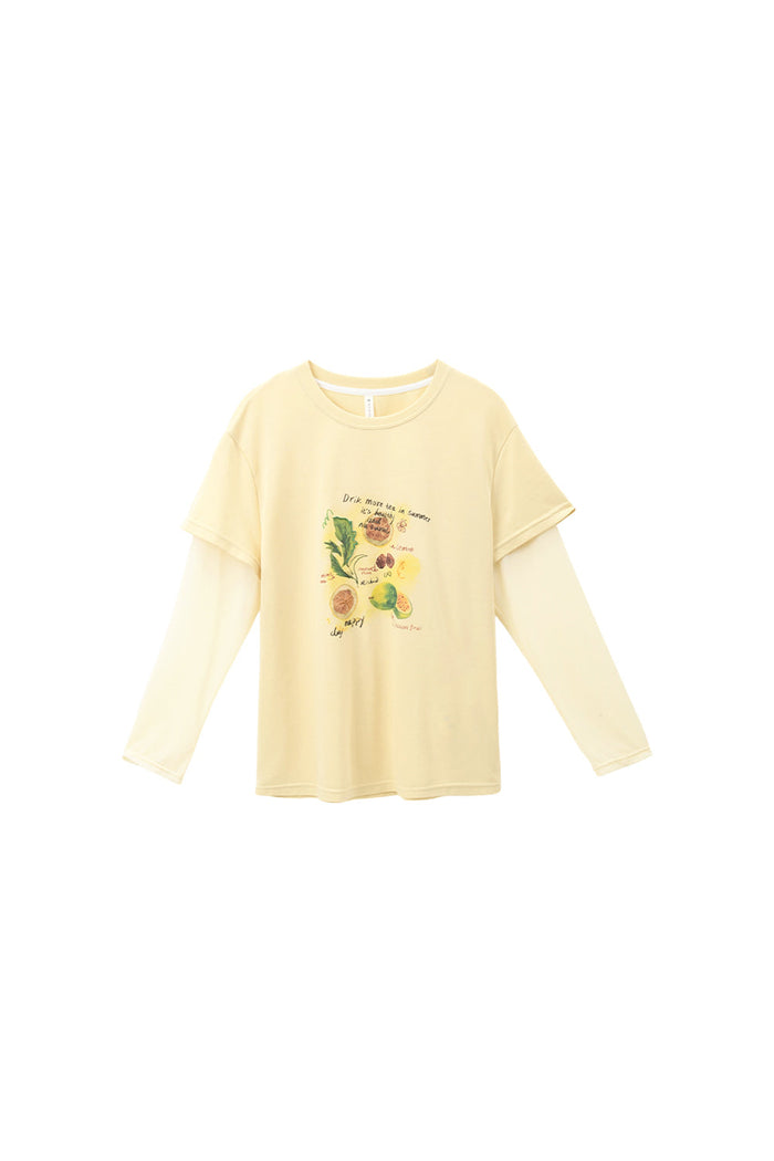 T-shirt+Sunscreen Sleeves for Women