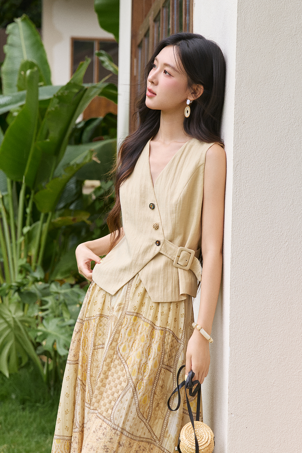 Vest+Pant+Skirt Set Sold Separately