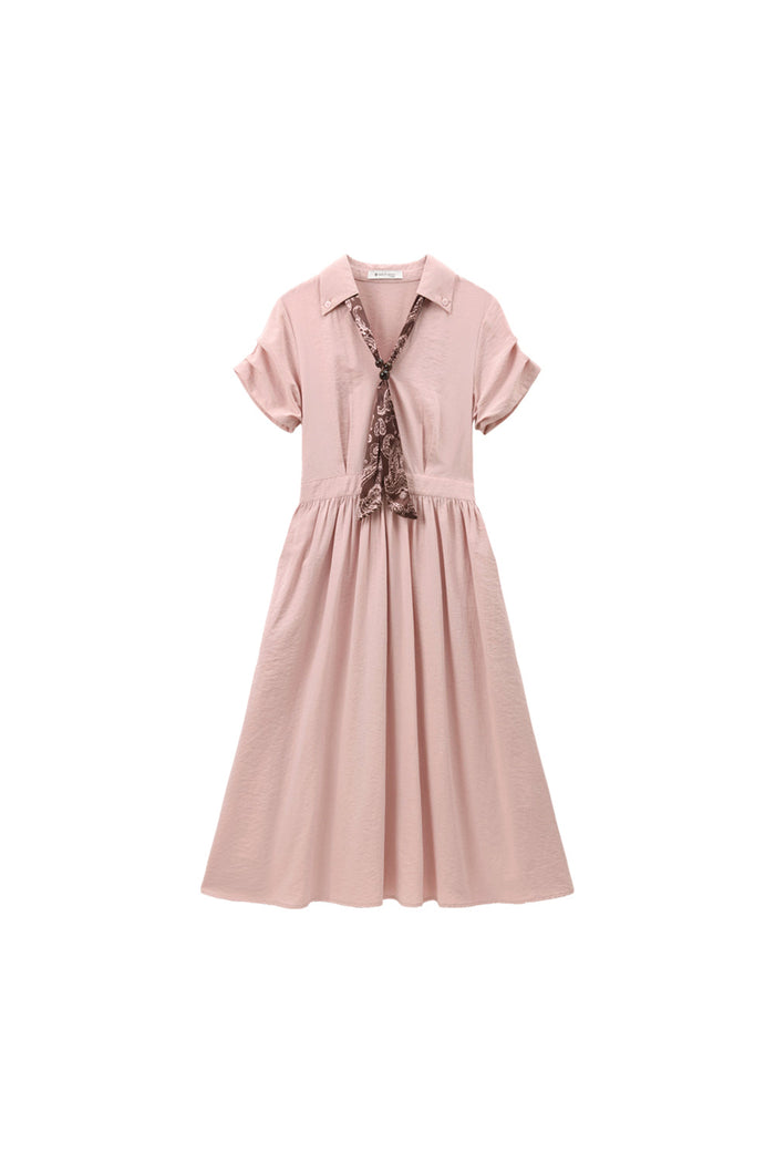 Maxi Dress for Women+Silk Scarf