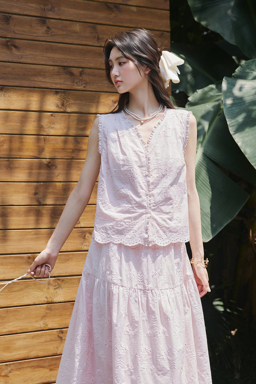 Blouse and Skirt Set