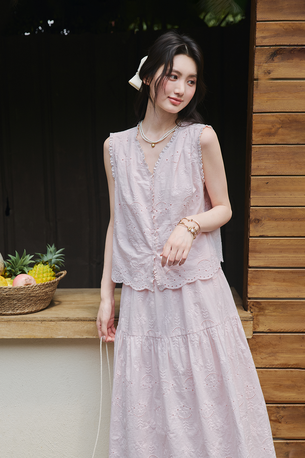 Blouse and Skirt Set