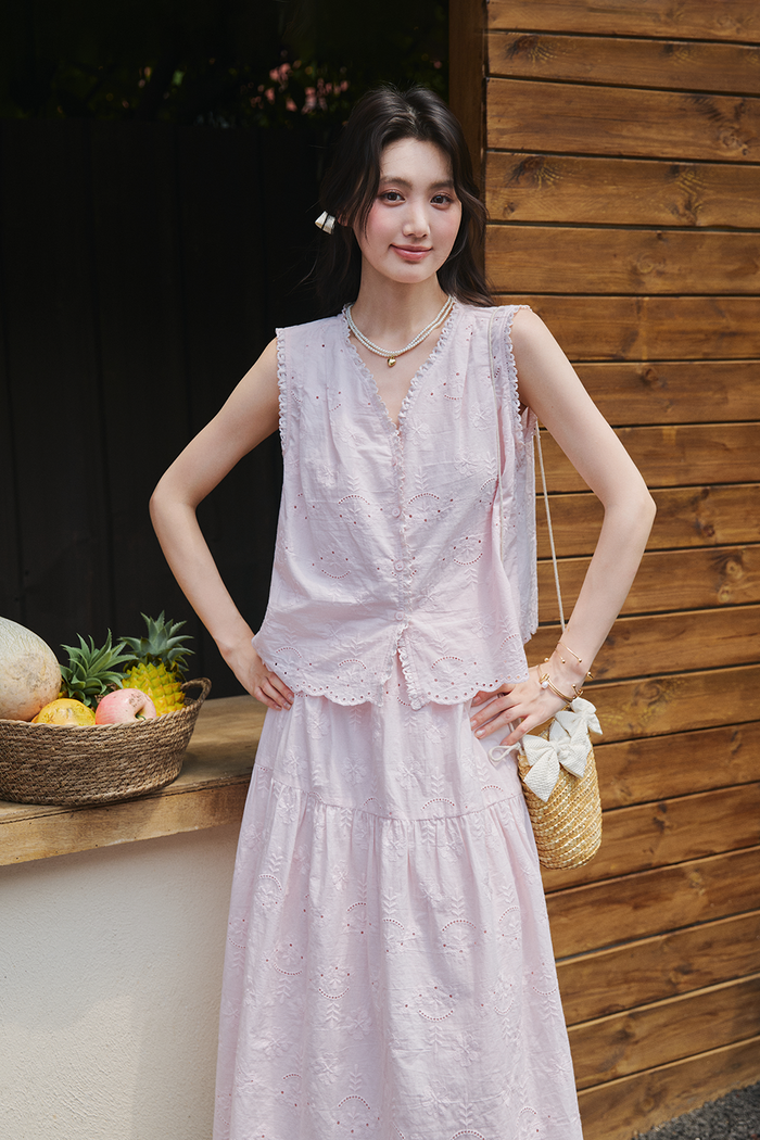 Blouse and Skirt Set