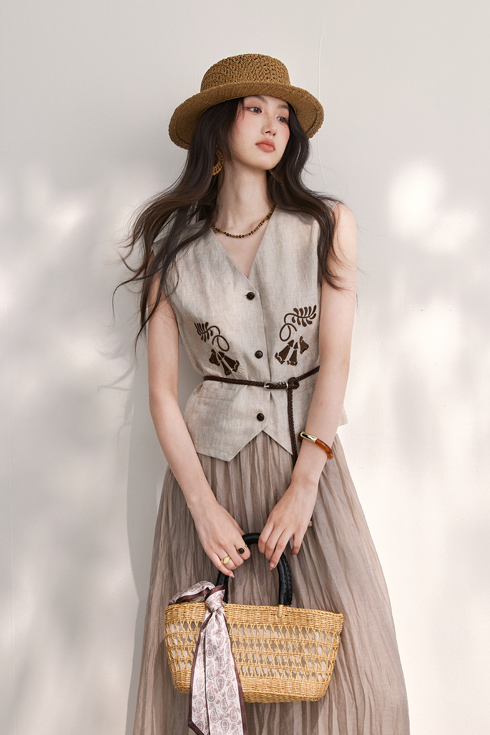 Vest and Skirt Set Sold Separately