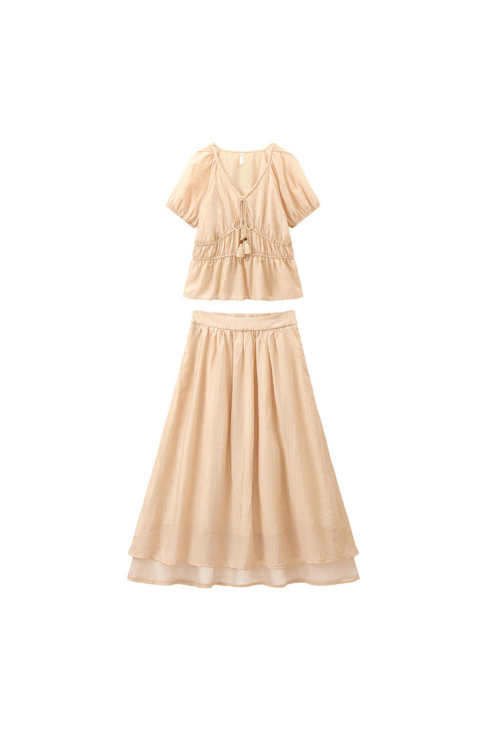 Blouse and Skirt Set