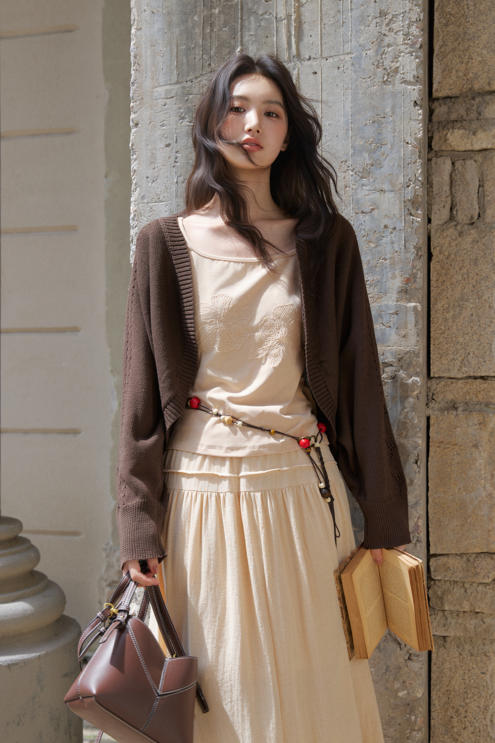 Knit Shirt and Skirt Set Sold Separately