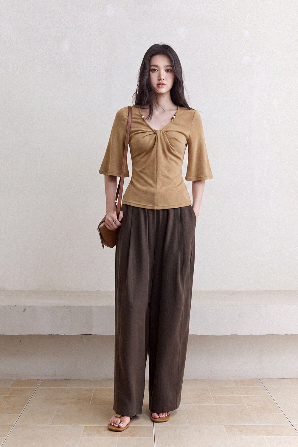 Mid-length Sleeve T-shirt for Women