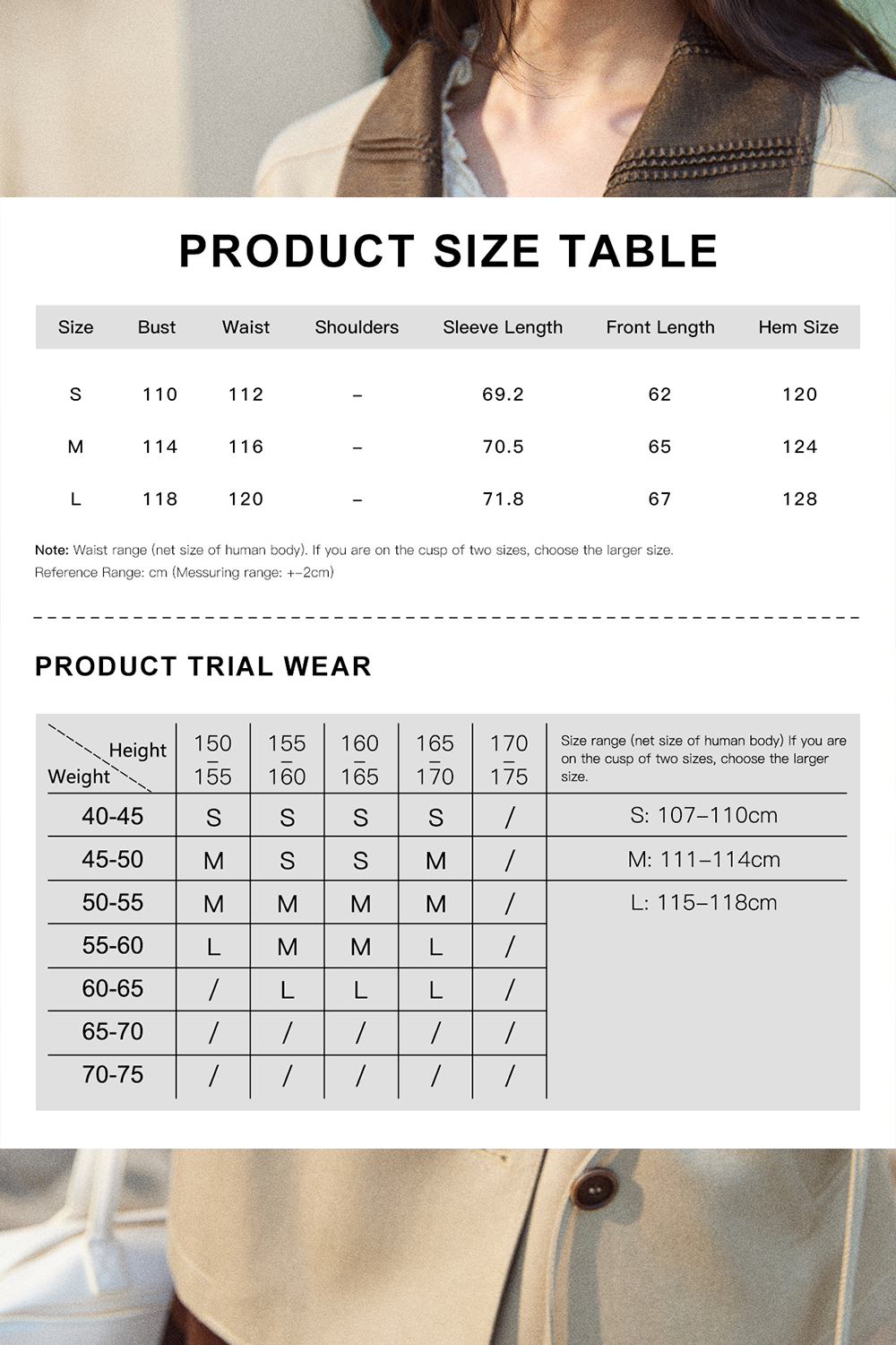 Coat+Belt for Women