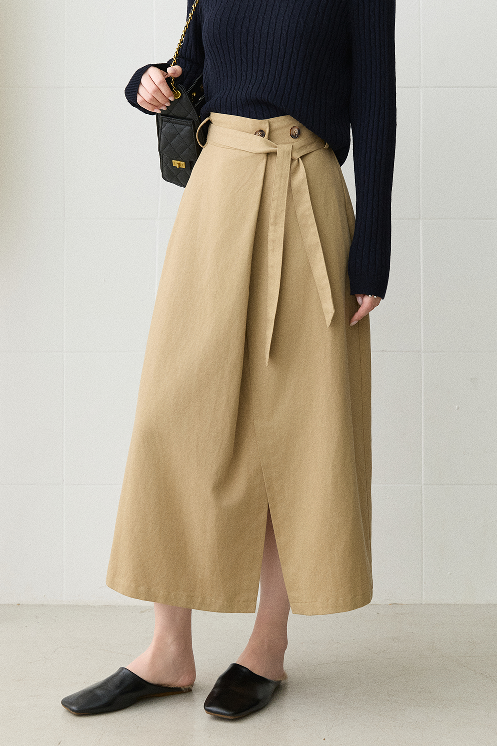 Maxi Skirt+Belt for Women